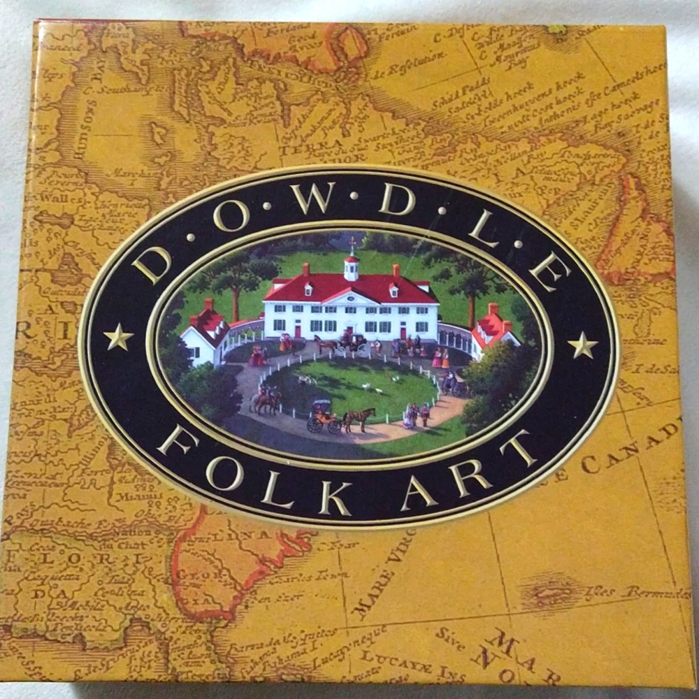 Original Dowdle Folk Art Senary Island Life Puzzle
